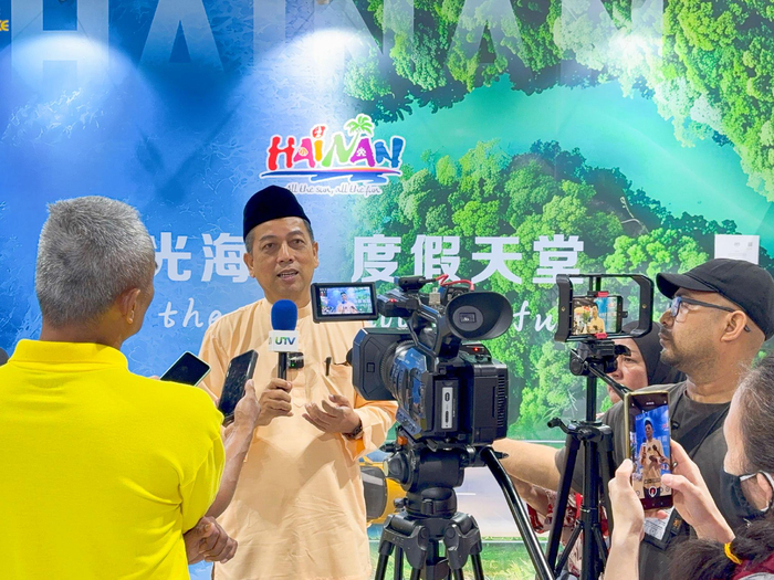 海南展区受到多家马来西亚当地媒体关注。